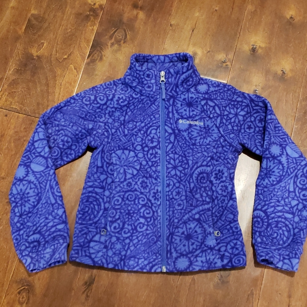 Girls Columbia fleece jacket